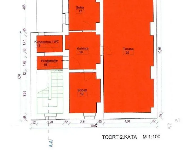 In Centre With Huge Terace * Pula